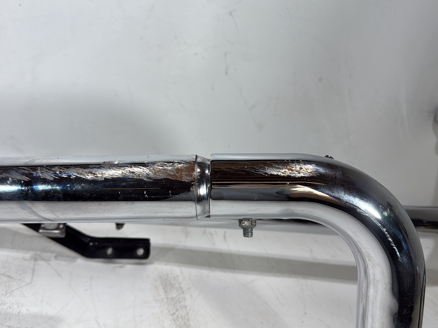 1997 Harley Softail FLSTC Heritage Classic OEM Exhaust Header Pipes Muffler
