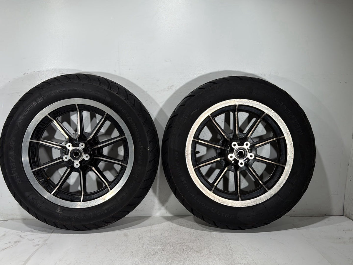 92 Harley Electra Glide Touring Classic Front & Rear Wheel Rim Tire MT90B16 16"
