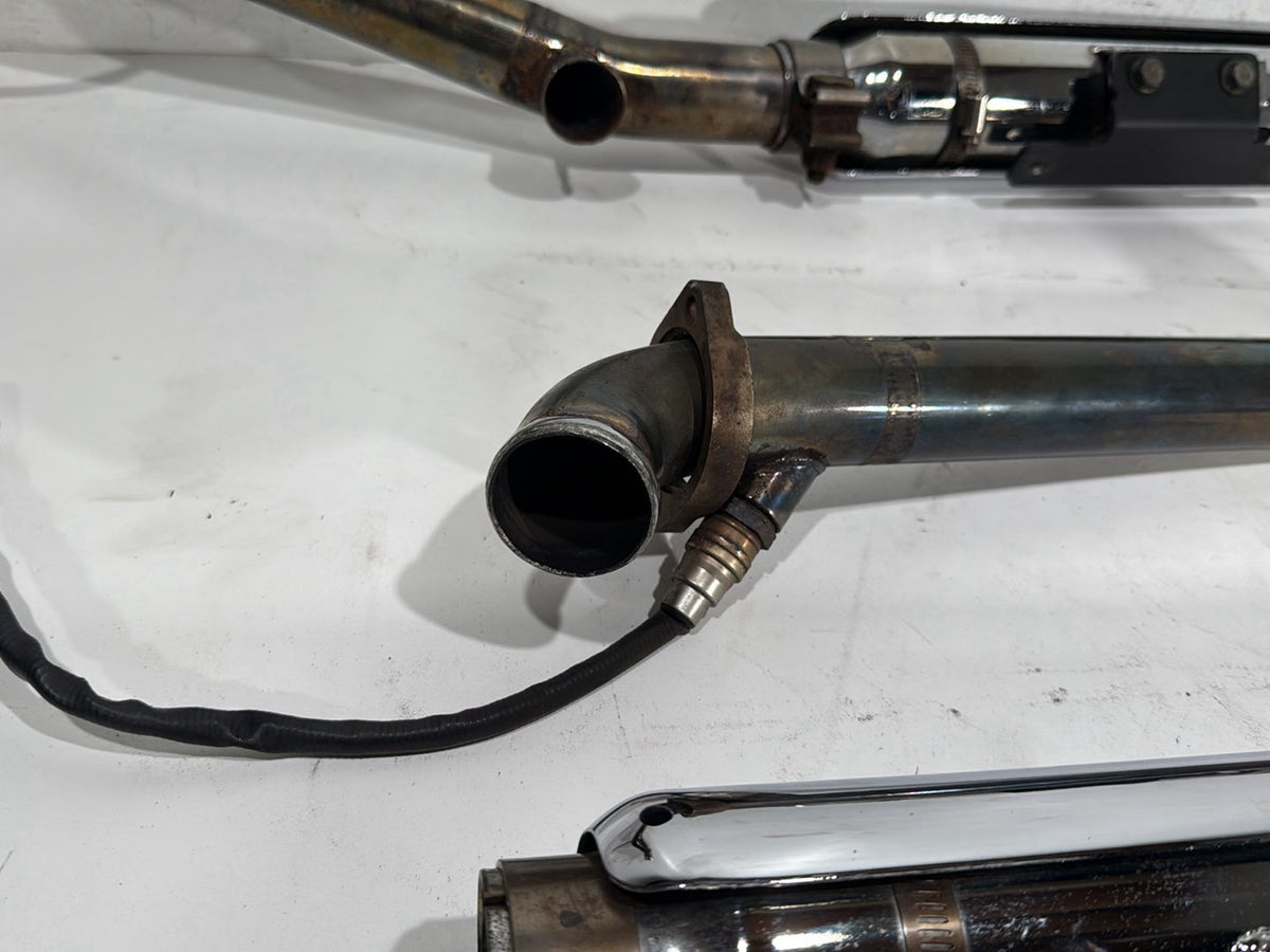 2007 Harley Softail Standard FXST OEM Exhaust Header Pipes Muffler