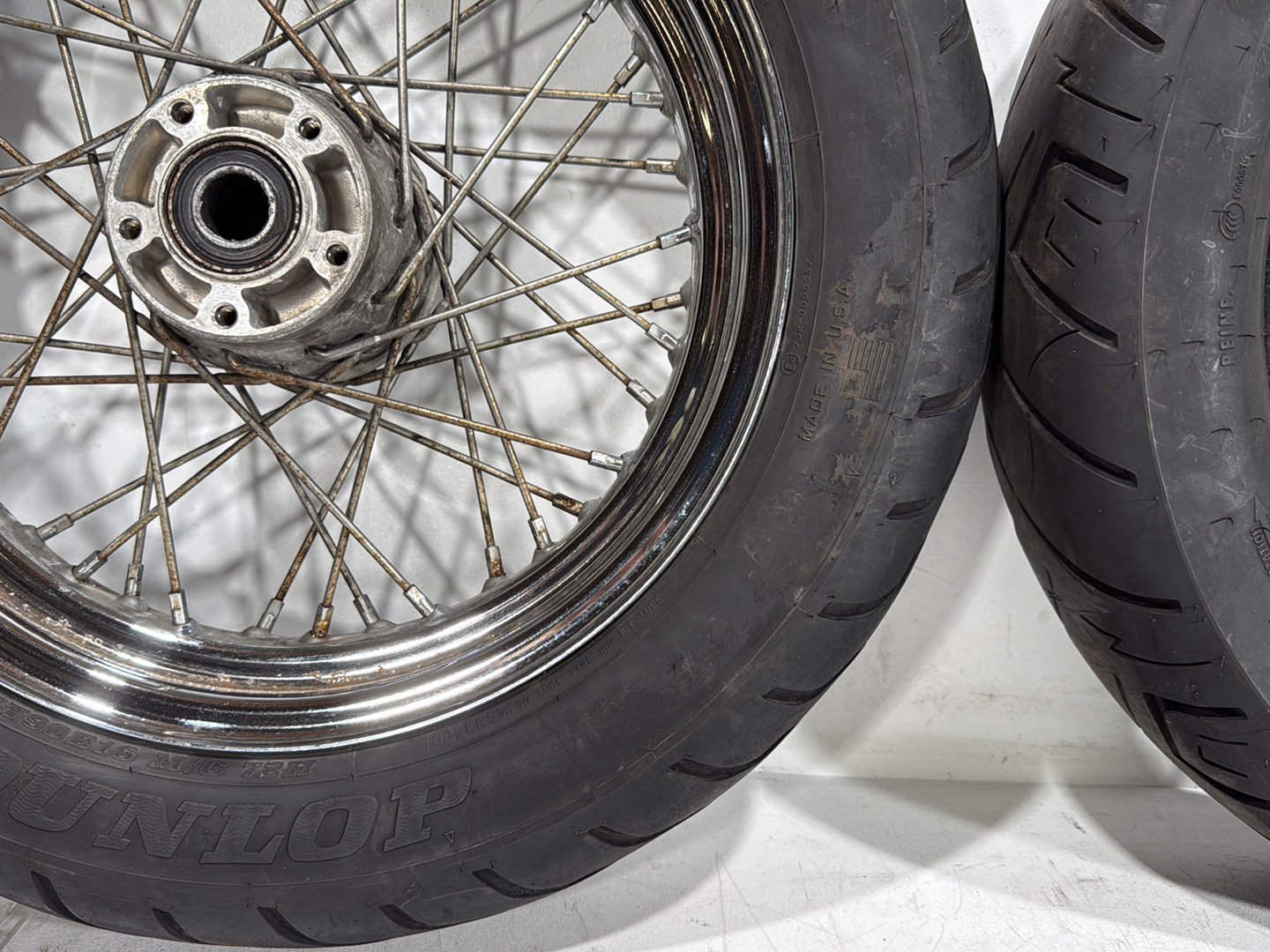 2006 Harley Touring FLHTCI Electra Glide Classic OEM Front Rear Wheel Rim Tire Spoked