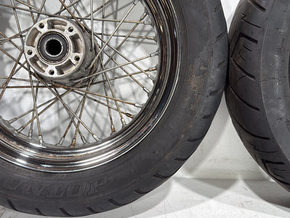 2006 Harley Touring FLHTCI Electra Glide Classic OEM Front Rear Wheel Rim Tire Spoked