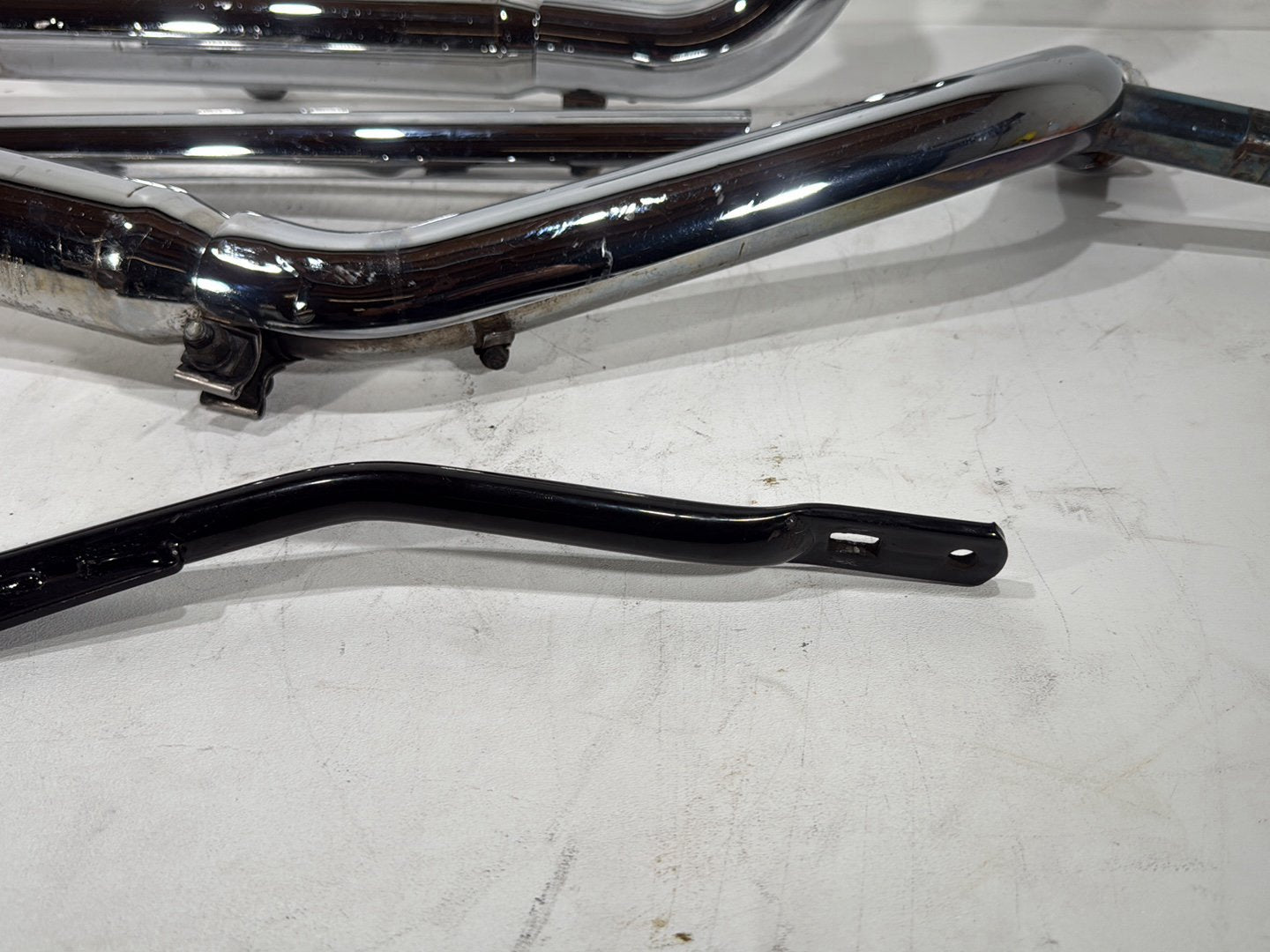 2001 Harley Sportster 88 XLH883 Exhaust Header Muffler Pipes Screamin Eagle SCRATCHED