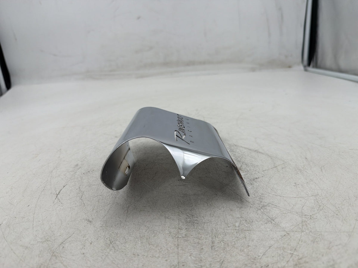 12 Harley Street Glide Touring Exhaust Heat Shield Cover Rinehart - SCRATCHED -