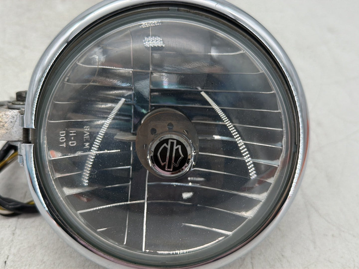 2009 Harley Dyna Street Bob FXDB OEM Headlight Headlamp Head Light Halogen