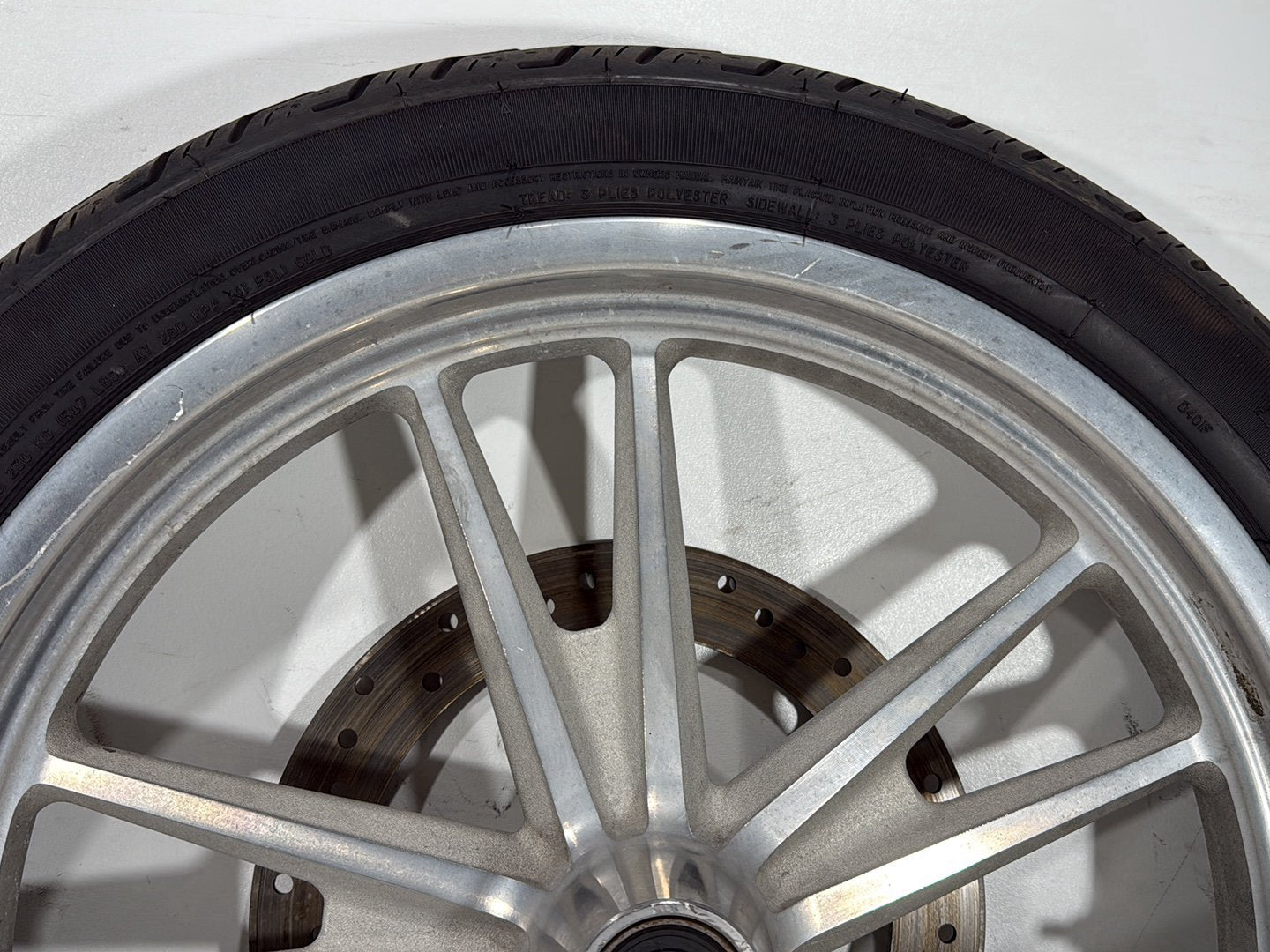 2006 Harley Dyna Super Glide Custom FXDCI OEM Front & Rear Wheel Rim Tire