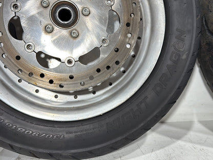 2012 Harley Dyna FXDF Fat Bob OEM Front & Rear Wheel Rim Tire