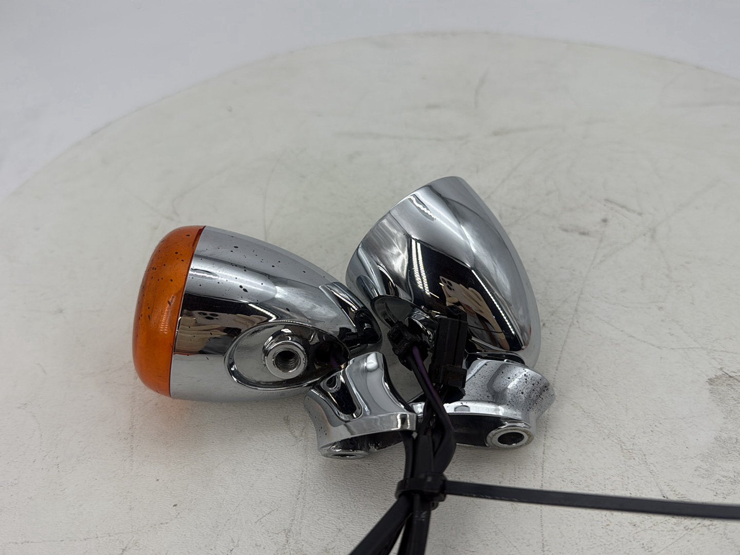 2012 Harley Dyna Fat Bob FXDF 103 OEM Rear Left & Right Turn Signals