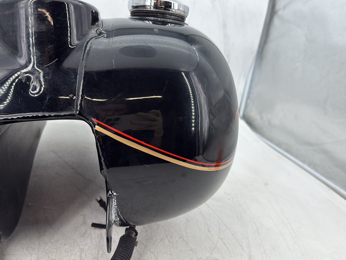1995 Harley Road King Touring OEM Fuel Gas Tank Gasoline Reservoir DENTED