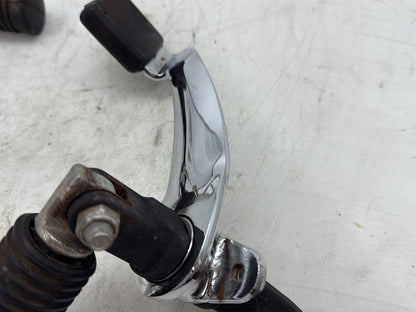 2012 Harley Dyna FXDF Fat Bob OEM Left Right Foot Brake Control Pegs