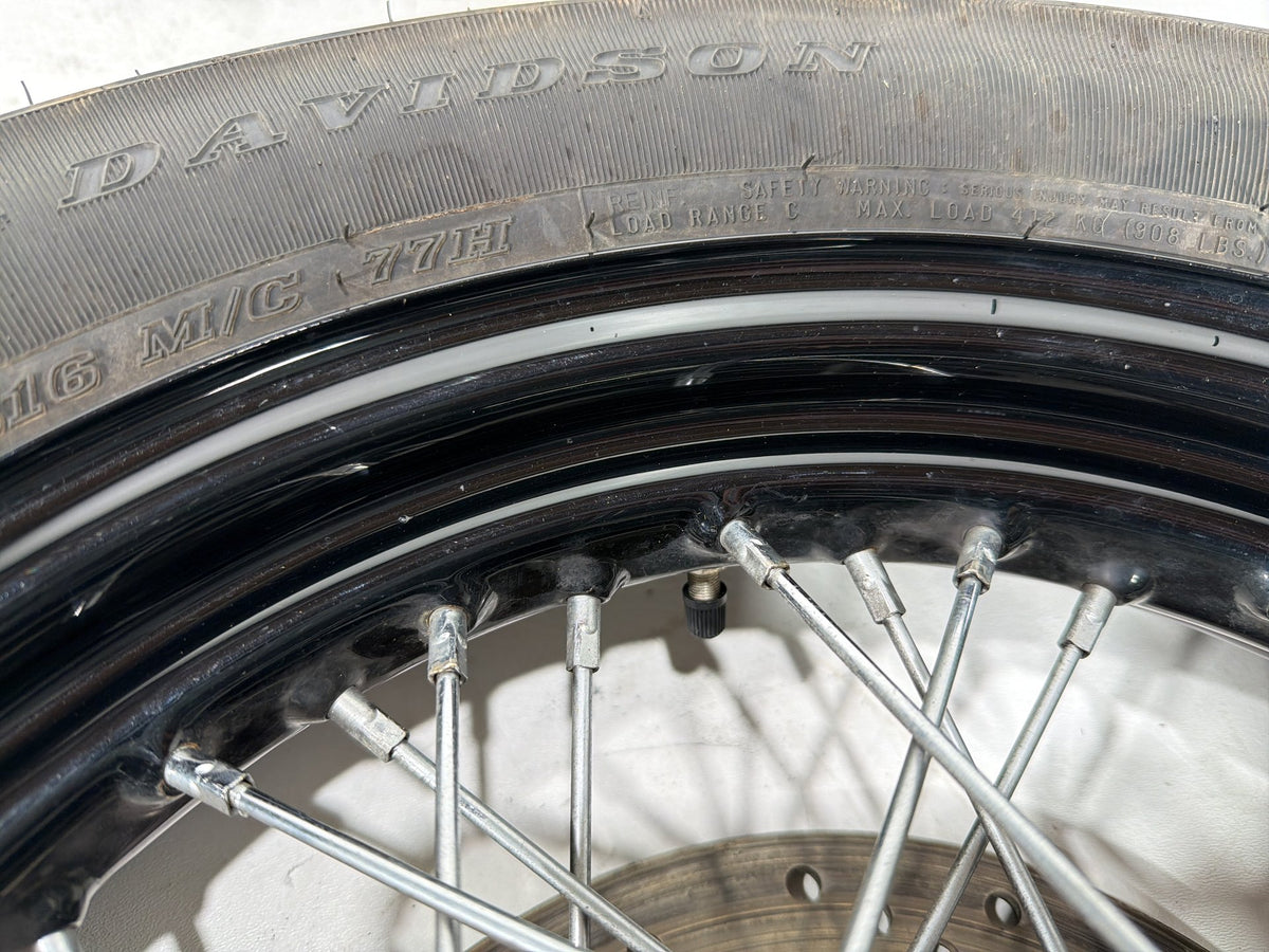 2014 Harley Softail Slim FLS OEM Rear Wheel Rim Tire Spoked 16"