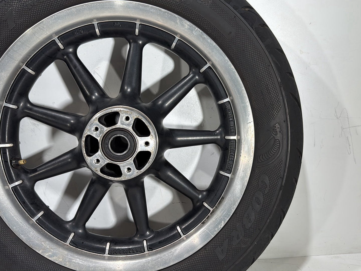 2007 Harley Touring FLHTP Electra Glide Police OEM Front Rear Wheel Rim Tire 16"