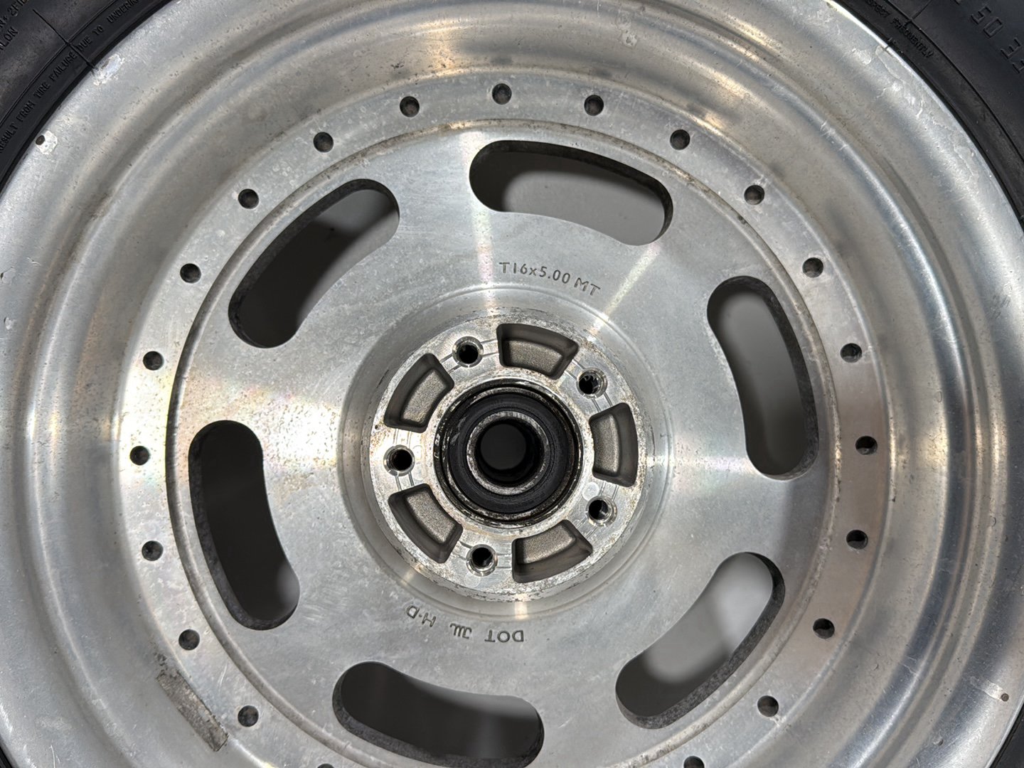 2010 Harley Dyna Fat Bob FXDF OEM Front & Rear Wheel Rim Tire 16"
