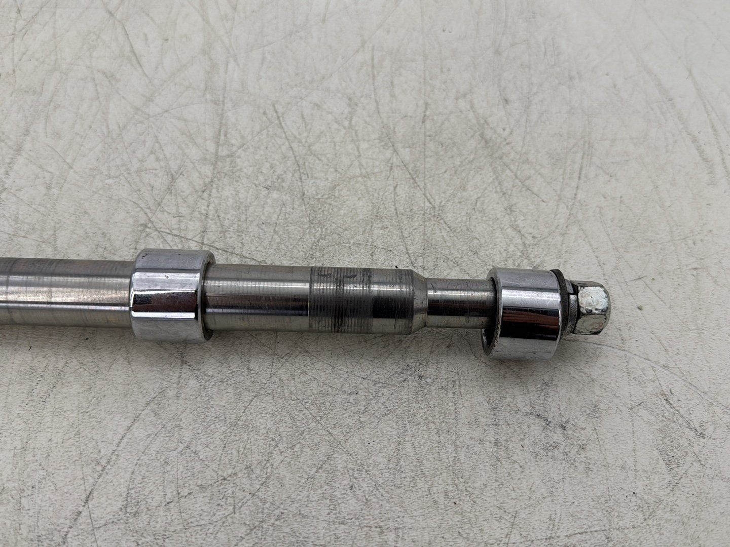 2007 Harley Touring FLHTC Electra Glide Classic OEM Front Wheel Axle Bolt Shaft