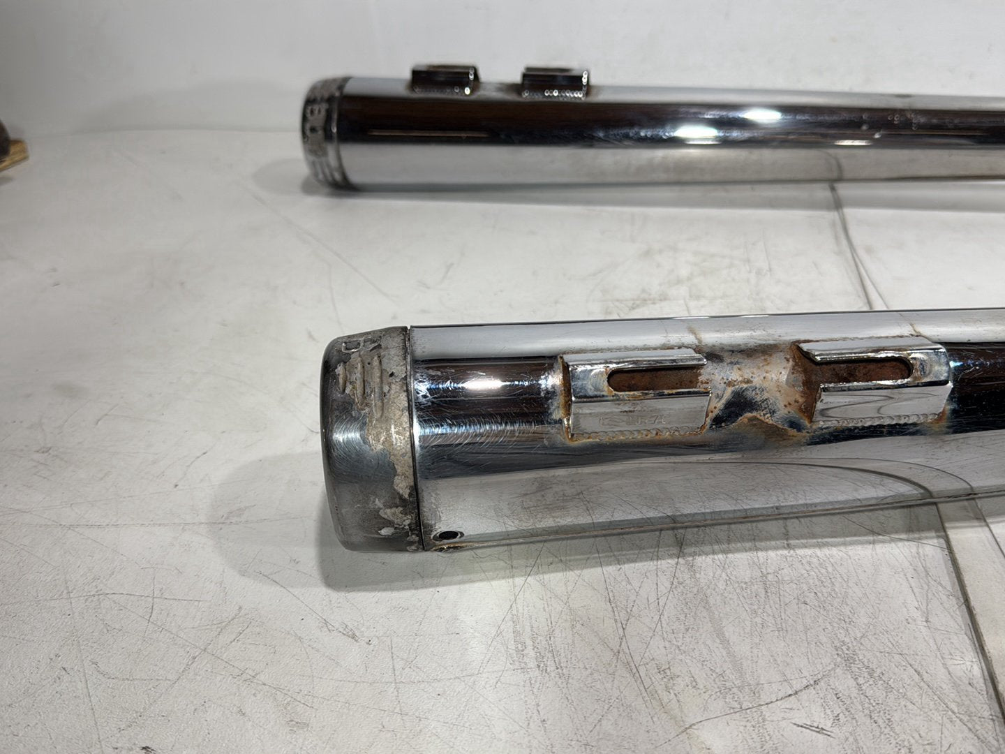 2000 Harley Touring Electra Glide Ultra OEM Exhaust Header Pipes Muffler BUB