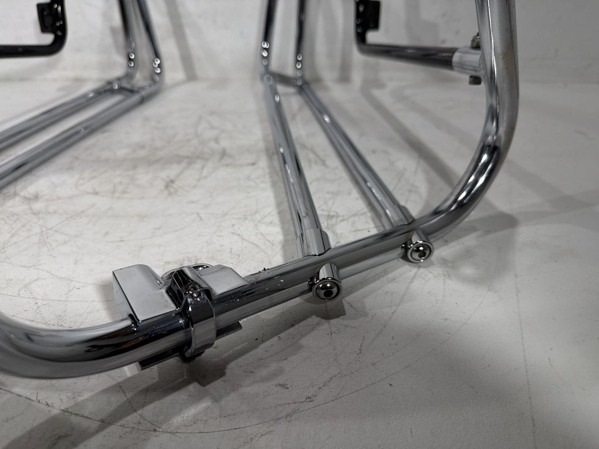 2007 Harley Electra Glide Touring CVO Rear Left Right Saddlebag Guard Rails Bar