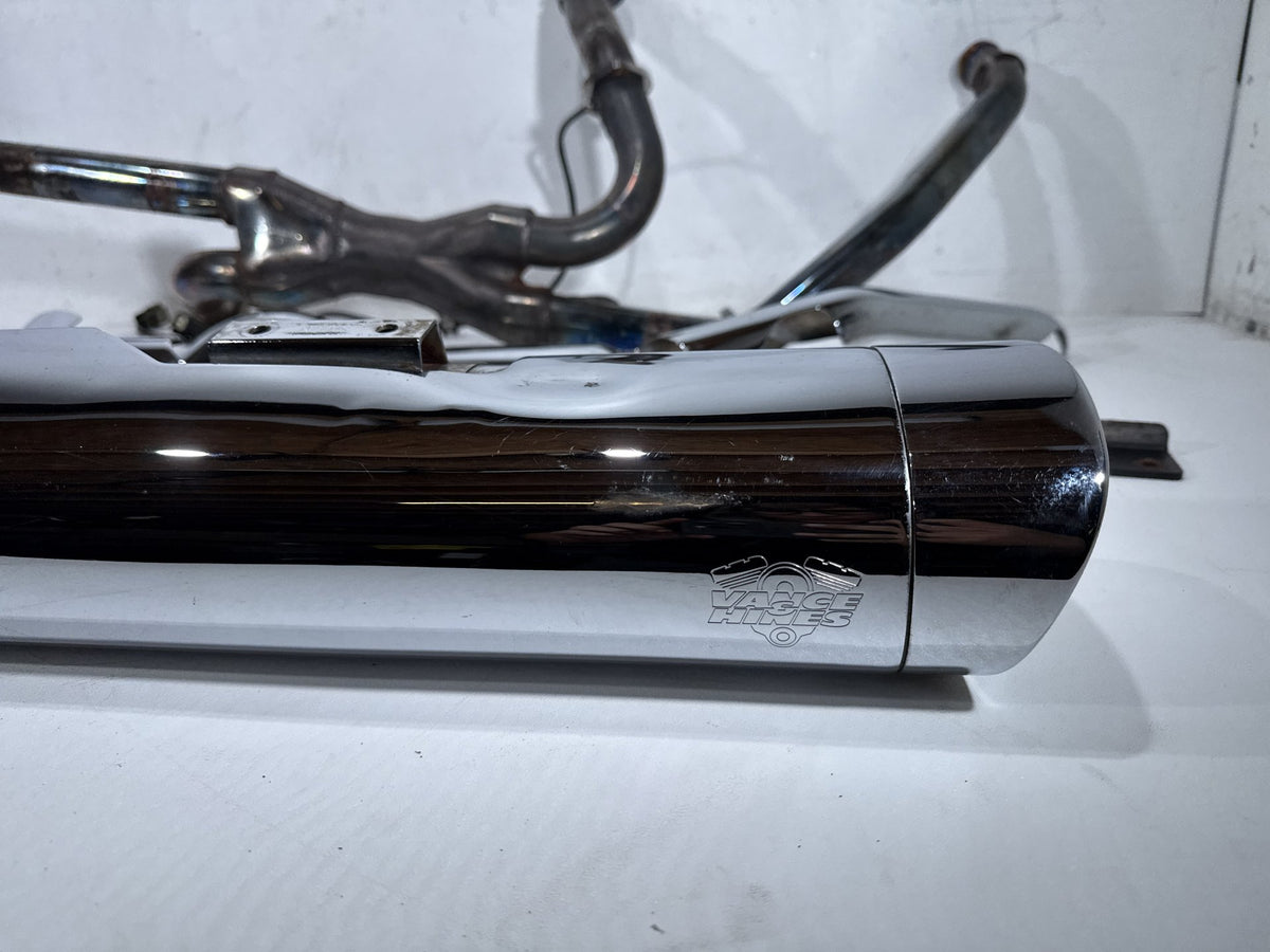 14 Harley Electra Glide Touring Ultra Exhaust Header Pipes Muffler Vance & Hines