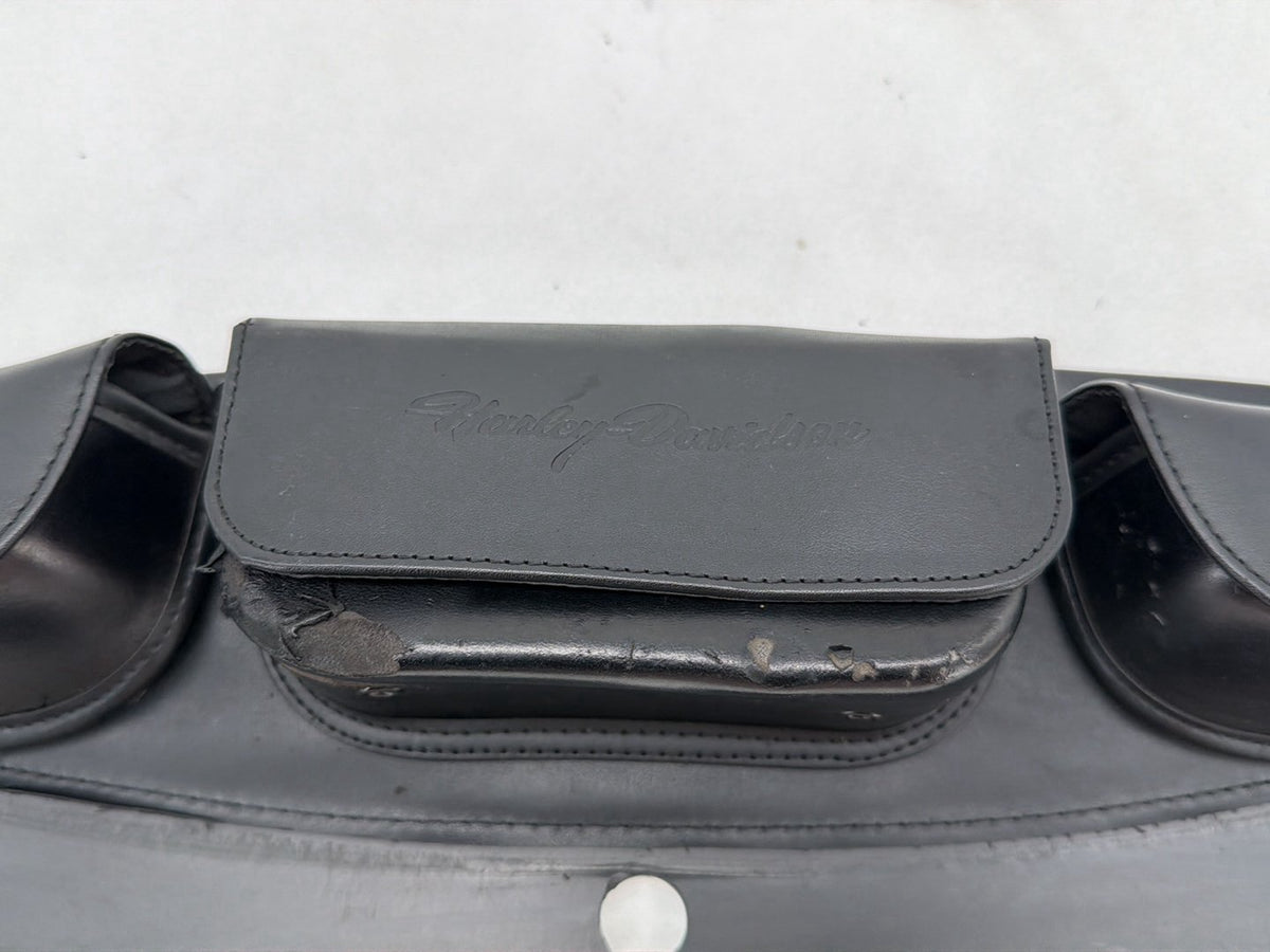 2007 Harley Street Glide Touring FLHX OEM Front Onboard Tool Bag Leather Storage