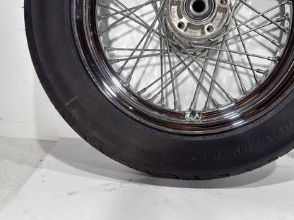 2001 Harley Sportster 883 Hugger XLH883 OEM Front Rear Wheel Rim Tire Spoked
