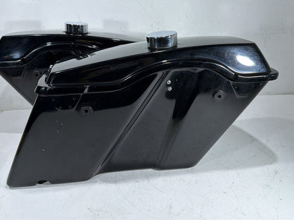 2009 Harley Road King Touring Police OEM Left Right Saddlebags Luggage NOKey