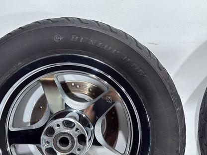 2007 Harley Electra Glide Touring FLHTCUI OEM Front & Rear Wheel Rim Tire 16"