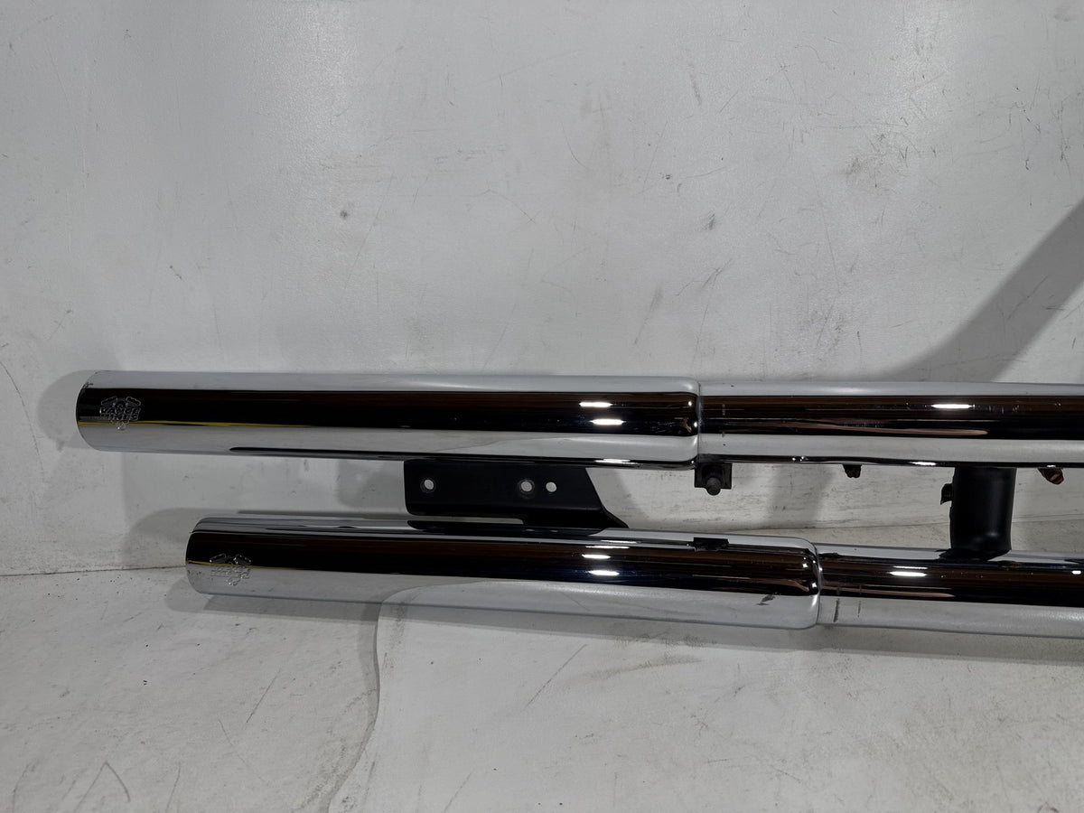 2011 Harley Softail Deluxe FLSTN OEM Exhaust Header Pipes Muffler Vance & Hines