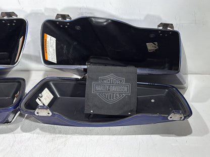 2006 Harley Touring FLHTCI Electra Glide Classic OEM Left Right Saddlebags Luggage NOKey