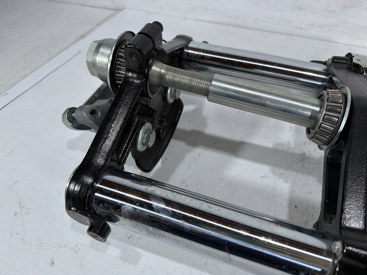 15 Harley Electra Glide Touring Front Triple Tree Set & LH RH Fork Legs Sliders