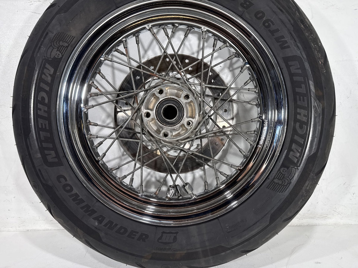 2003 Harley Road King Touring Classic OEM Rear Wheel Rim Tire Spoked MT90B16 16"