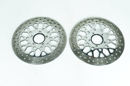 1999 - 2006 Harley-Davidson Touring Electra Glide Police Front Brake Rotors Disc Pair 44136-00