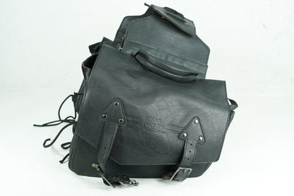 2007 - 2017 Harley-Davidson Dyna Street Bob Rear Left Right Saddlebags Luggage Leather KEMIMOTO