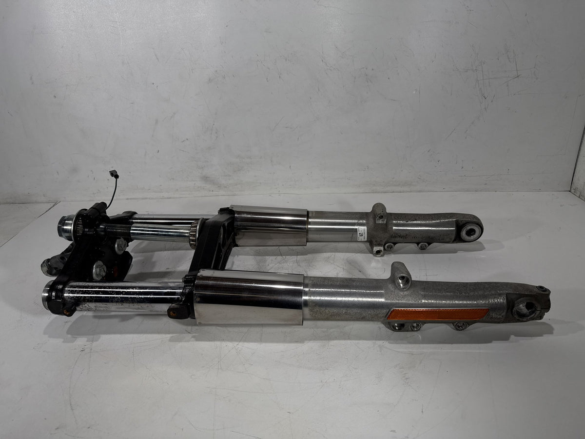 14 Harley Electra Touring Ultra Front Triple Tree Set & LH RH Fork Legs Sliders
