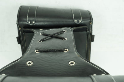 2012 - 2026 Harley-Davidson Sportster Iron 883 Rear Left Right Saddlebags Luggage Leather QINGROCK
