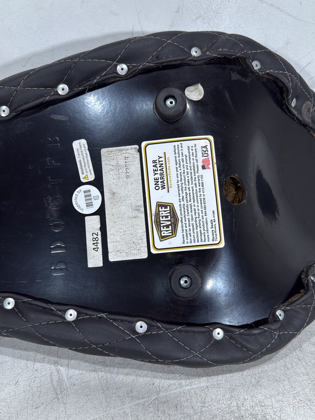 2009 Harley Dyna Street Bob FXDB OEM Passenger Rider Driver Seat Saddle