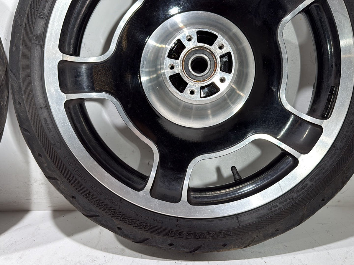 13 Harley Street Glide Touring OEM Front & Rear Wheel Rim Tire AIRSTRIKE 16" 18"