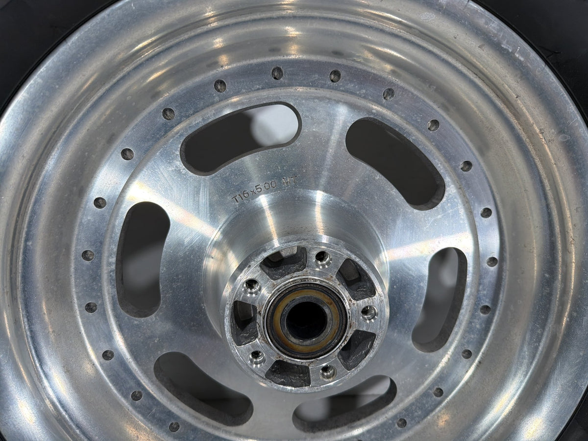 2012 Harley Dyna Fat Bob OEM Front Rear Wheel Rim Tire 130/90B16, 180/70B16 16"