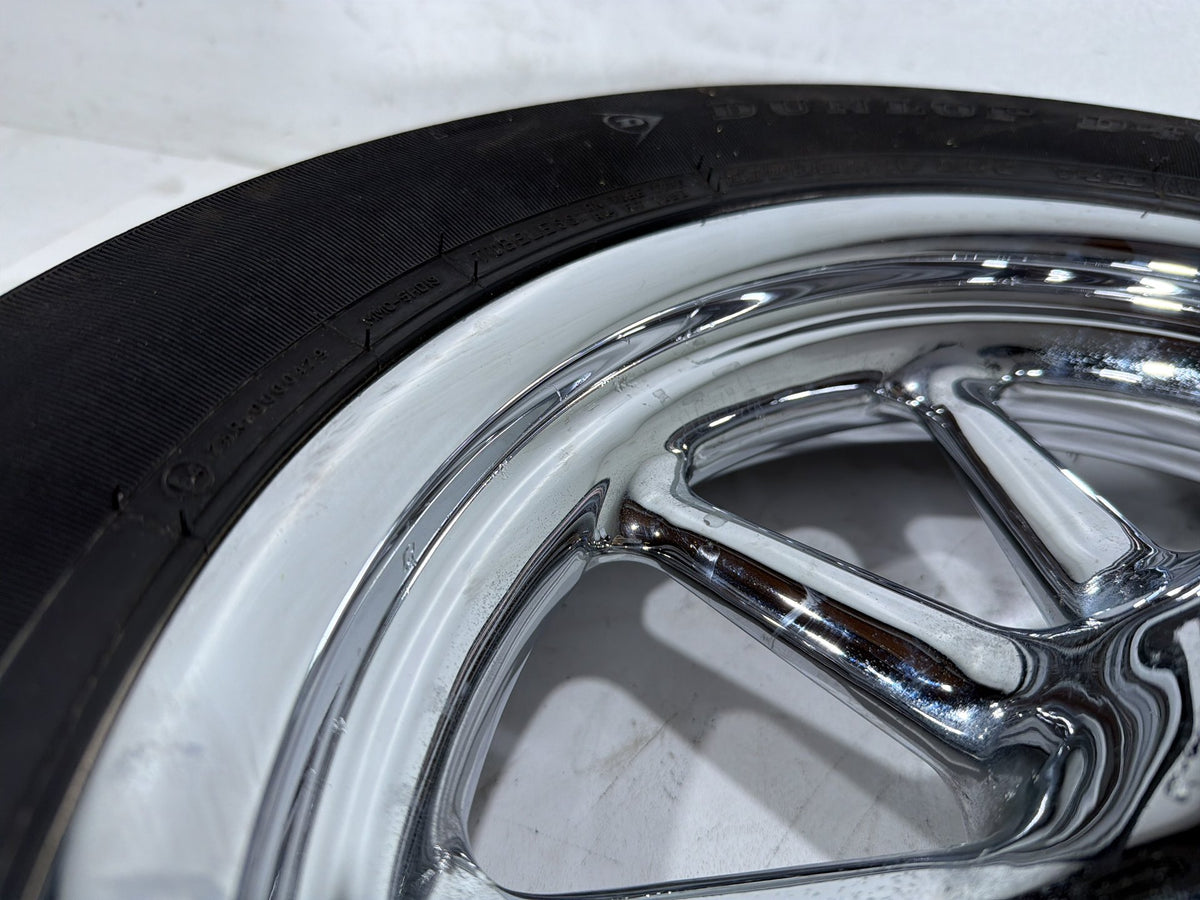 04 Harley Electra Glide Touring Ultra OEM Rear Wheel Rim Tire MT90B16 16" CHROME