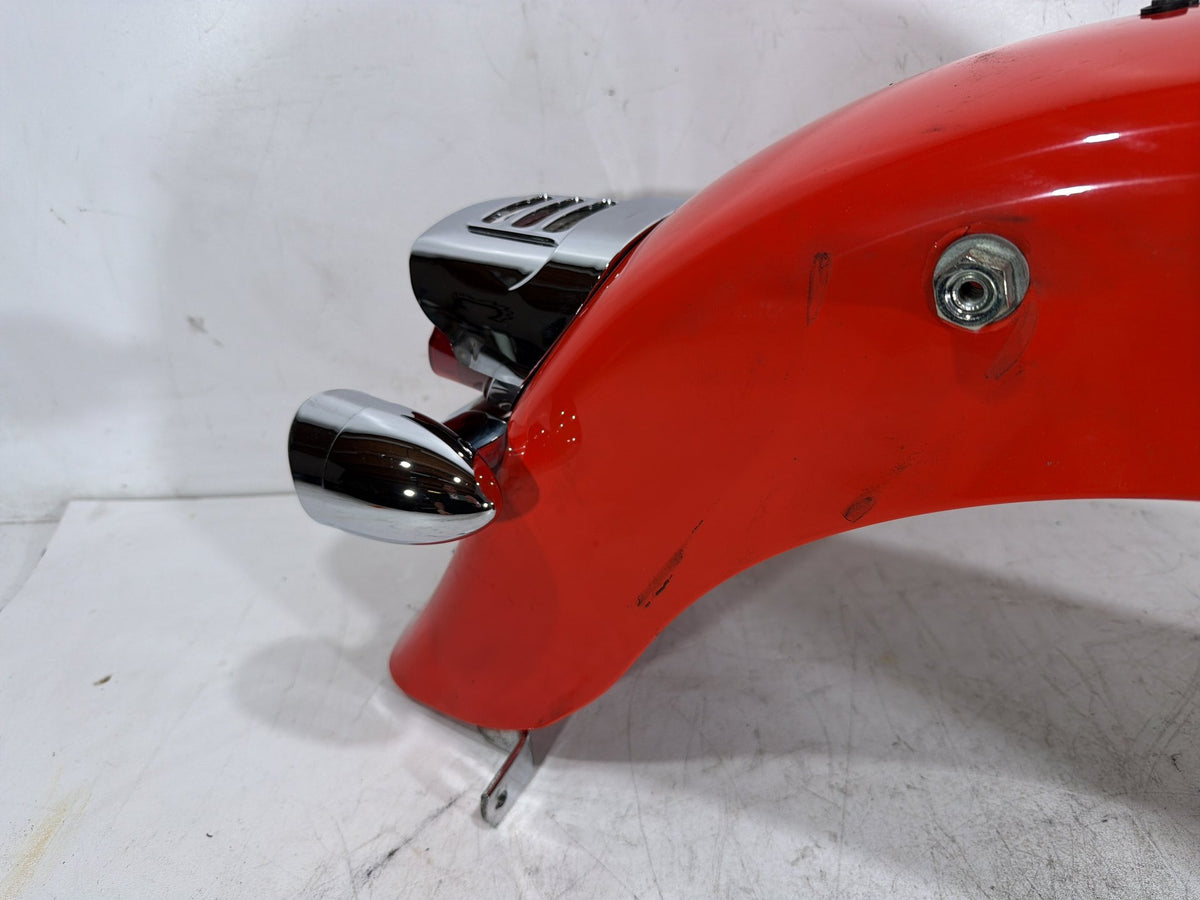 2004 Harley Electra Glide CVO Screamin OEM Rear Wheel Fender & Turn Signals Bar