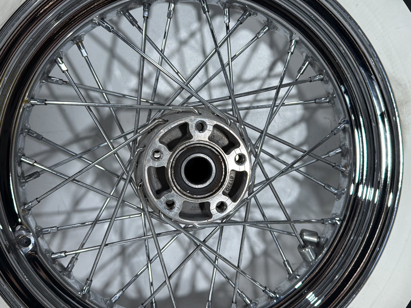 2008 Harley Softail Deluxe FLSTN OEM Front Rear Wheel Rim Tire Spoked