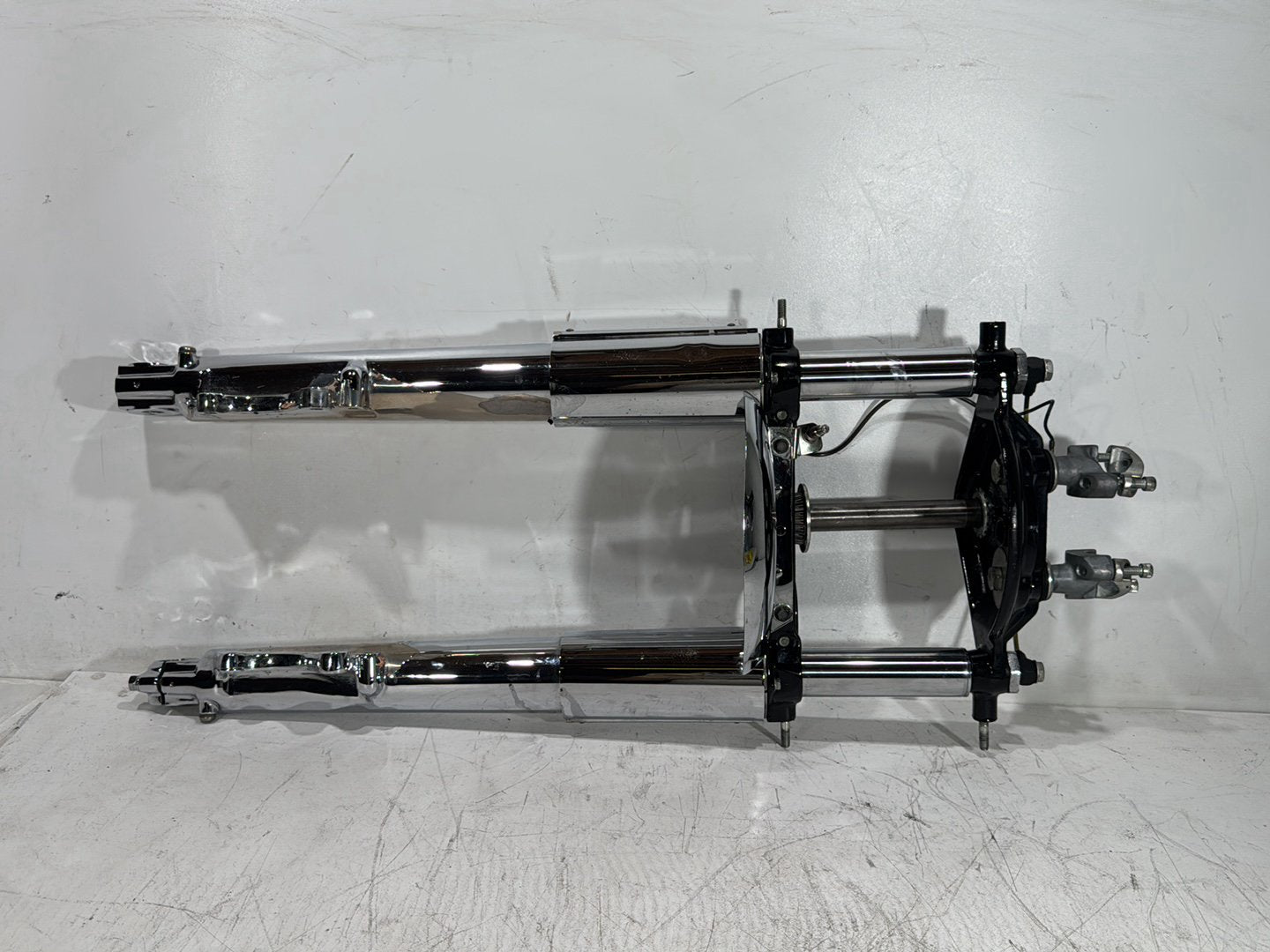 1996 Harley Road King Touring Police FLHPI OEM Front Triple Tree Set & LH RH Fork Legs Sliders