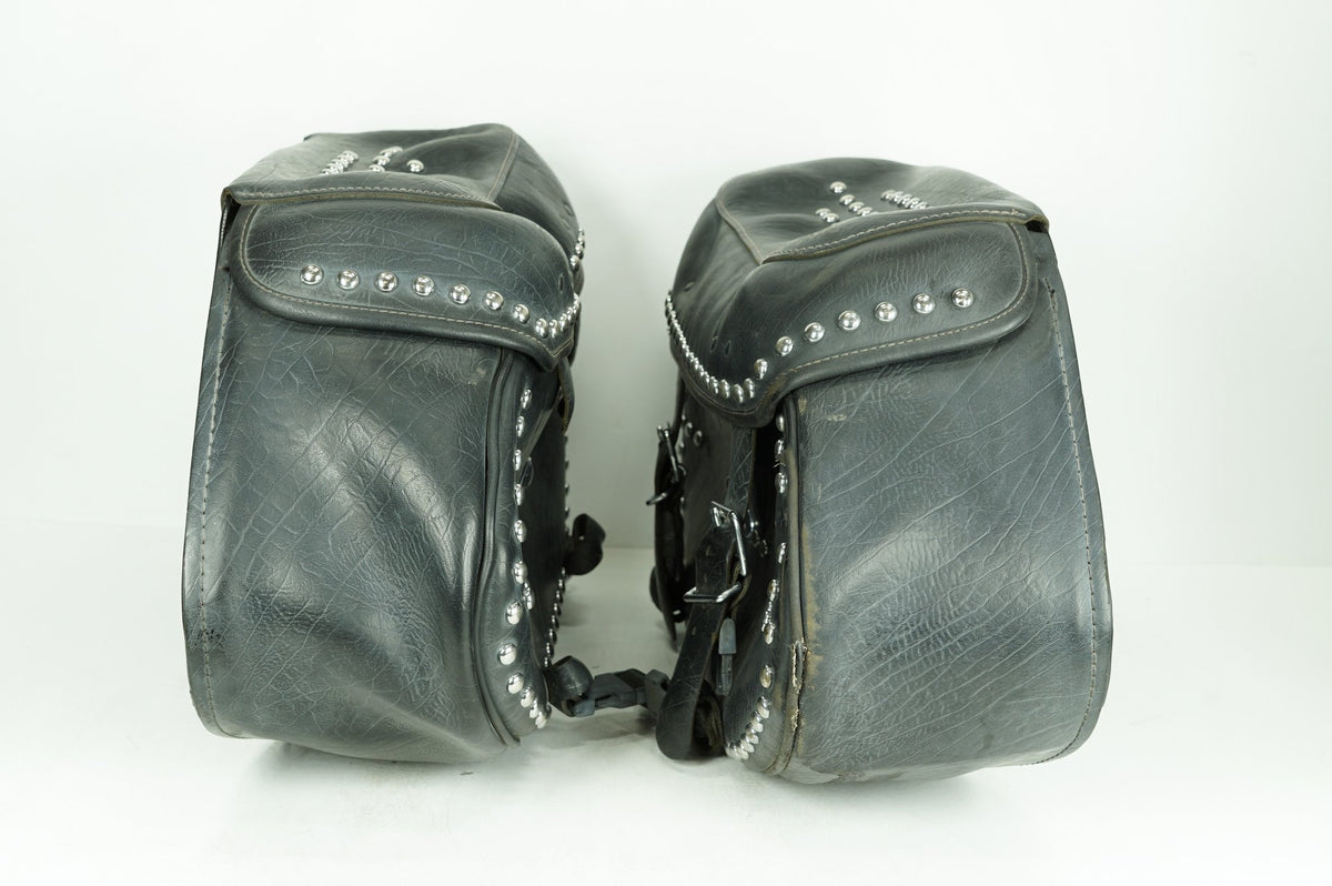 2008 Harley Softail Heritage Classic Rear Left Right Saddlebags Luggage Leather