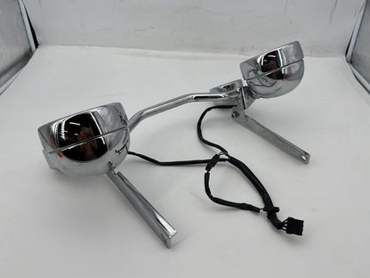 2007 Harley Softail Heritage Classic FLSTC OEM Front Turn Signal Indicators Aux Light Bar