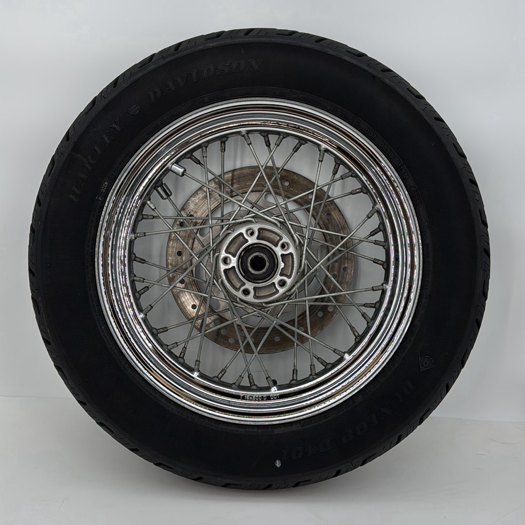 1991 - 2003 Harley-Davidson Sportster Base 1200 Rear Wheel Rim Tire Spoked  	40975-05A