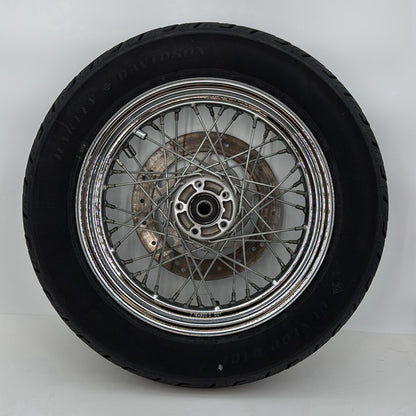 1991 - 2003 Harley-Davidson Sportster Base 1200 Rear Wheel Rim Tire Spoked  	40975-05A