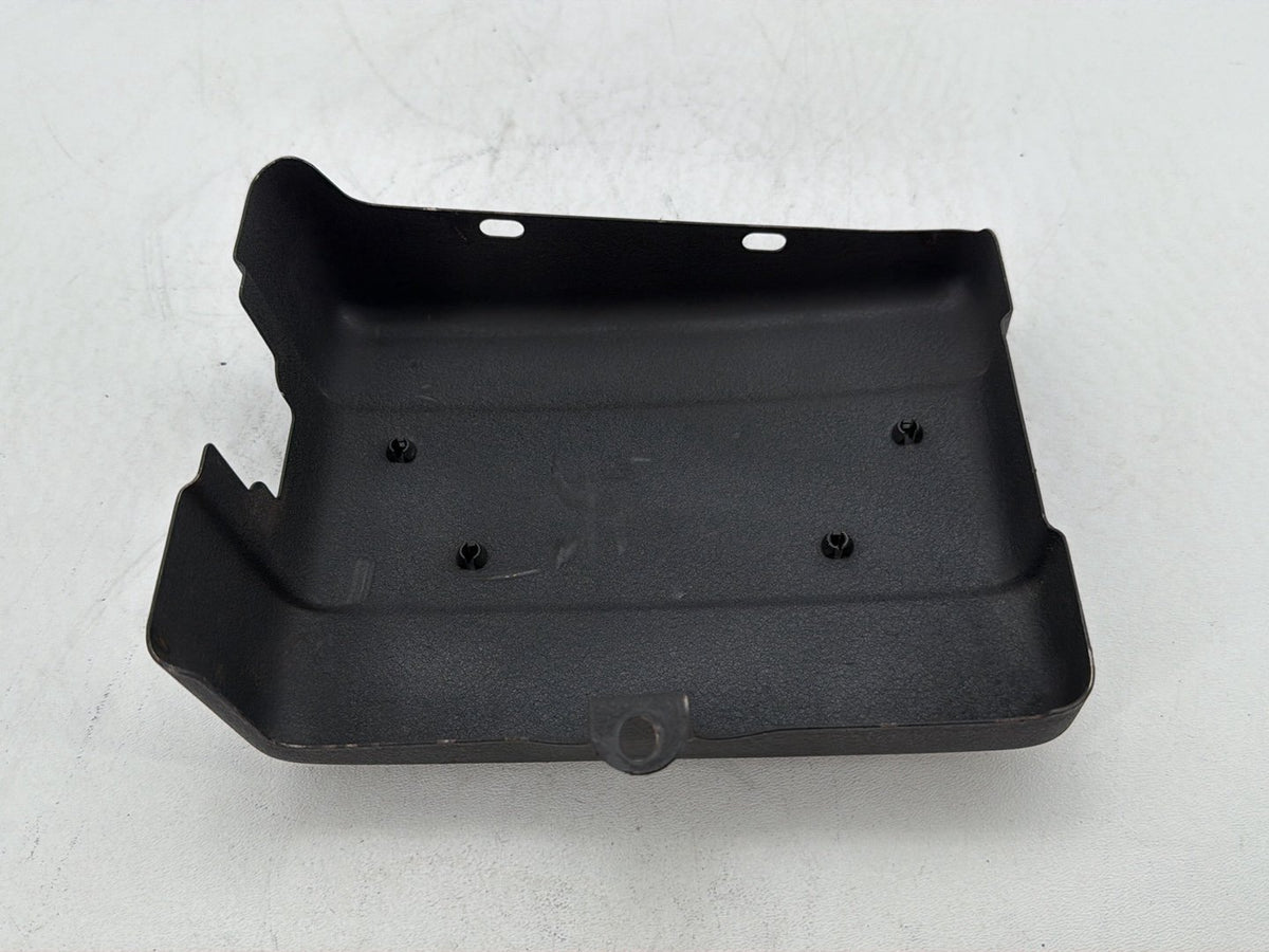 07 Harley Dyna Street Bob Lower Battery Tray Stay Box Cover Panel Black Wrinkle