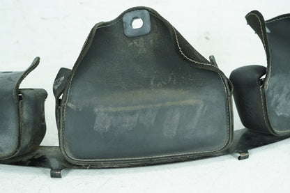 1999 - 2006 Harley-Davidson Touring Electra Glide Ultra Front Onboard Tool Bag Leather Storage Three Bag Pouch
