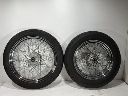2005 Harley Sportster 1200 Roadster XL1200R OEM Front Rear Wheel Rim Tire Spoked