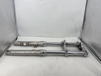 2006 Harley Dyna FXDWGI Wide Glide OEM Front Triple Tree Set & LH RH Fork Legs Sliders
