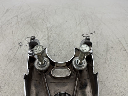 2015 Harley Dyna Low Rider FXDL OEM Front Handlebar Riser Top Clamp Chrome