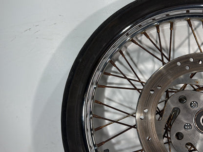 2005 Harley Dyna FXDWG Wide Glide OEM Front Wheel Rim Tire Spoked