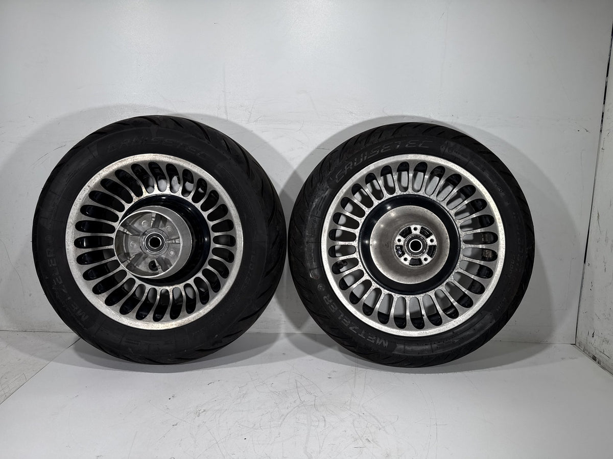 2011 Harley Road King Touring FLHR OEM Front & Rear Wheel Rim Tire 16" 17"